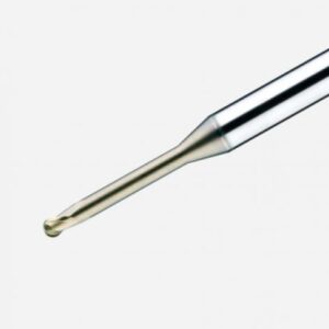 JJ Tools 2HRBG VHM krogelni rib rezkar za večnamensko uporabo Ø1.8 R0.9 – L2 16 mm, L 50 mm, d 4 mm