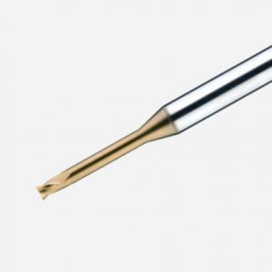 JJ Tools 2HRE VHM čelni rib rezkar za visokohitrostno obdelavo Ø0.7 – L2 8 mm, L 40 mm, d 4 mm