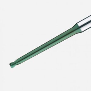 JJ Tools 2JJTC VHM radius rezkar s konusnim vratom Ø3 R1 – L2 60 mm, α 1°, L 100 mm, d 6 mm