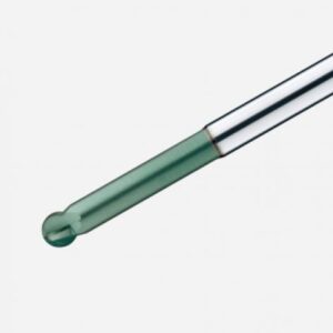 JJ Tools 4JJSPM VHM sferični rezkar 270° Ø1 R0.5 – L2 20 mm, α 1°30′, tip B, L 80 mm, d 6 mm