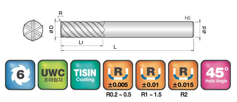 JJ Tools 6CRL – tehnična skica